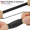 10/30meters 8mm Black Nylon Net Expandable Sleeving High Density Sheathing Plaited Cable Sleeves Shock-absorbing net - (Length: 10M) view 3