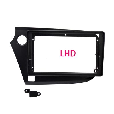 AYYDXRK Car Frame Audio Fitting Adaptor Dash Trim Facia Panel 9inch Compatible with Insight 2009+ Install Mount Kit(Black)