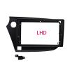 AYYDXRK Car Frame Audio Fitting Adaptor Dash Trim Facia Panel 9inch Compatible with Insight 2009+ Install Mount Kit(Black) view 1