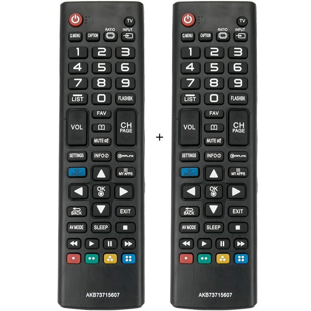 (2 Packs) WINFLIKE AKB73715607 Remote Control Replace for LG TVs 47LN5310 47LN5400 47LN5200-UB 47LN5310-UB 47LN5400-UA 47LN5700 47LN5710 47LN5750 47LN5790 47LA6200 47LA6250 47LA6250-UB 47LA6200-UA