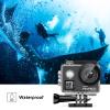 AKASO V50 Elite 4K60fps Action Camera with 128GB MicroSDXC U3 Memory Card Accessories Kit Bundle Voice Control EIS 131 feet Waterproof Camera 8X Zoom Remote Control view 4