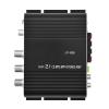 15W x 2 RMS Power Output Stereo Power Amplifier, Great for Vehicle, Home Use, All Aluminium Alloy Shell, Low Distortion, Easy to Wire, Smart Lightweight Design (Black) view 1