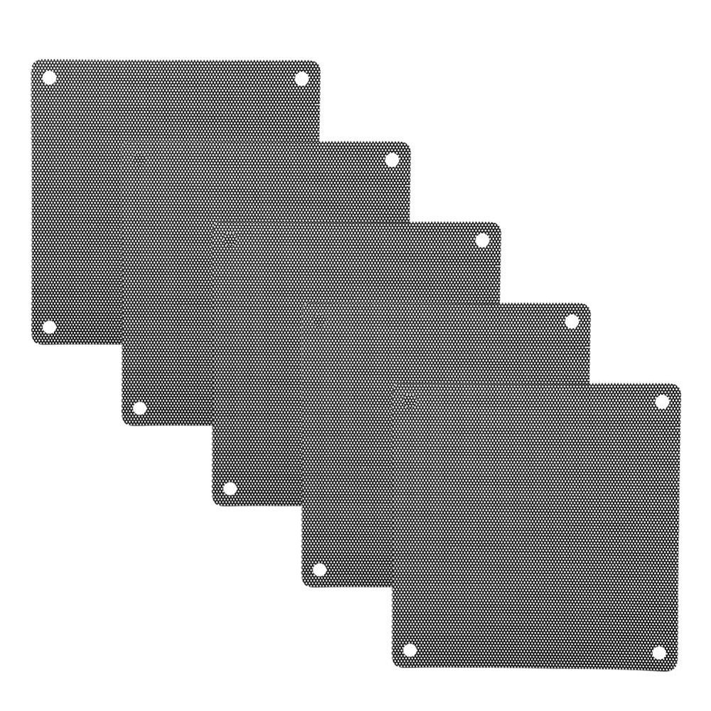 120mm*120mm PVC Fan Cover, Dust Proof Storage Bag, Heat with Computer Chassis Fan, for Speaker and Electrical Products(5Pcs)