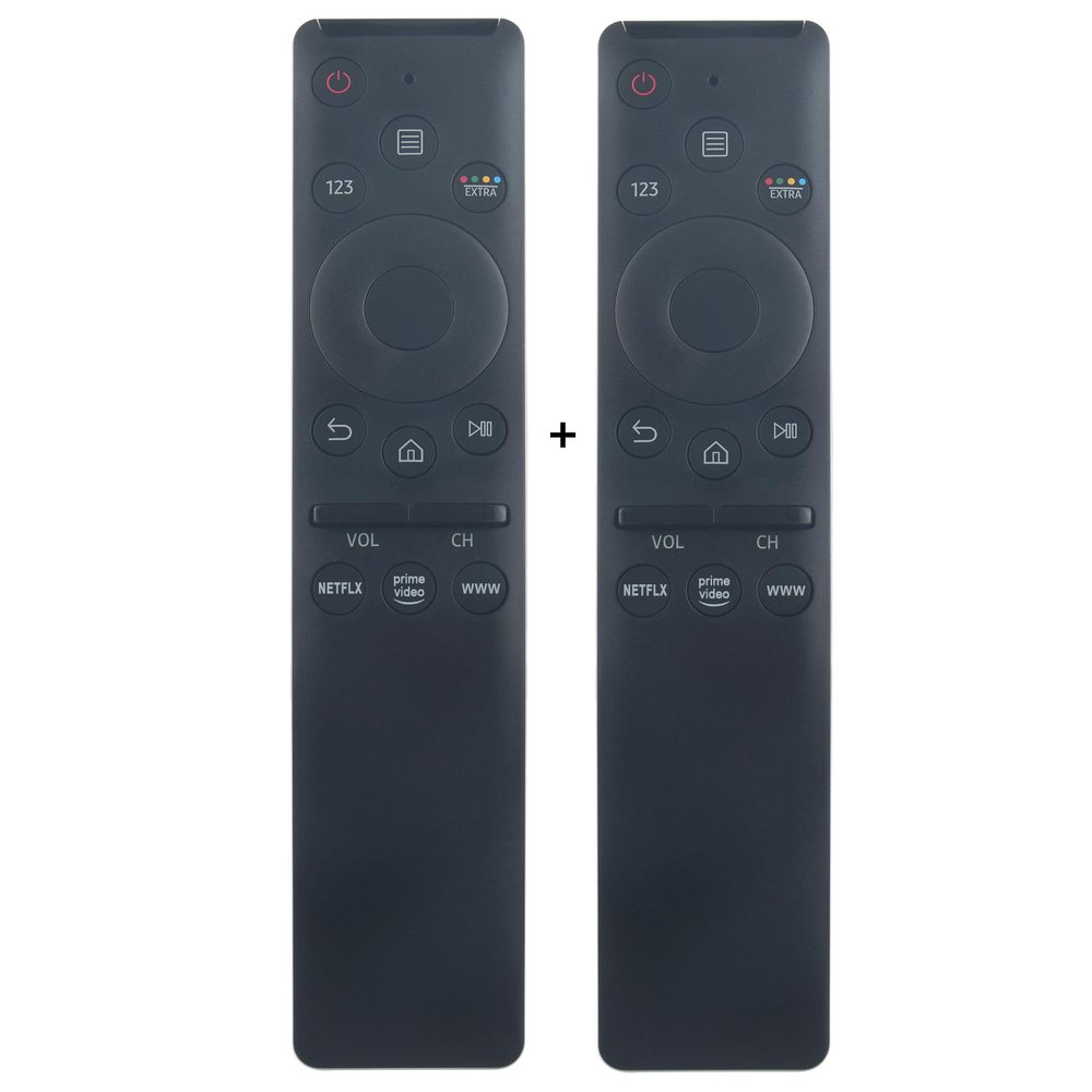 (2 Packs) WINFLIKE RM-L1593 Universal Remote Control Replace for Samsung LED QLED UHD SUHD HDR LCD Frame Curved HDTV 4K 8K 3D Smart TVs KU6290 KU6270 KU7000 RU7100 Q60T TU8000 TU8200 TU8300