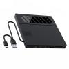 GAOSHA USB3.0 and USB C External Drives with Card Reader Portable Burners for Laptop Desktop PC view 1