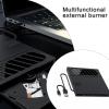 GAOSHA USB3.0 and USB C External Drives with Card Reader Portable Burners for Laptop Desktop PC view 2