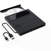 GAOSHA USB3.0 and USB C External Drives with Card Reader Portable Burners for Laptop Desktop PC view 3
