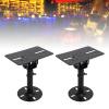 Speaker Wall Ceiling Mount Stand, Speaker Stand Wall Mount Bracket, Heavy Duty Iron Construction 88Lbs Load Capacity, Adjustable Telescopic Rod, Compatible for Home Theater Studio view 2