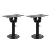 Speaker Wall Ceiling Mount Stand, Speaker Stand Wall Mount Bracket, Heavy Duty Iron Construction 88Lbs Load Capacity, Adjustable Telescopic Rod, Compatible for Home Theater Studio view 4