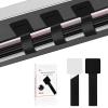 48Pcs Upgraded Under Desk Cable Management Ties - Self Adhesive Sticky Back Hook and Loop Straps, Cable Wire Organizers for Home Office view 1