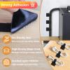 48Pcs Upgraded Under Desk Cable Management Ties - Self Adhesive Sticky Back Hook and Loop Straps, Cable Wire Organizers for Home Office view 4