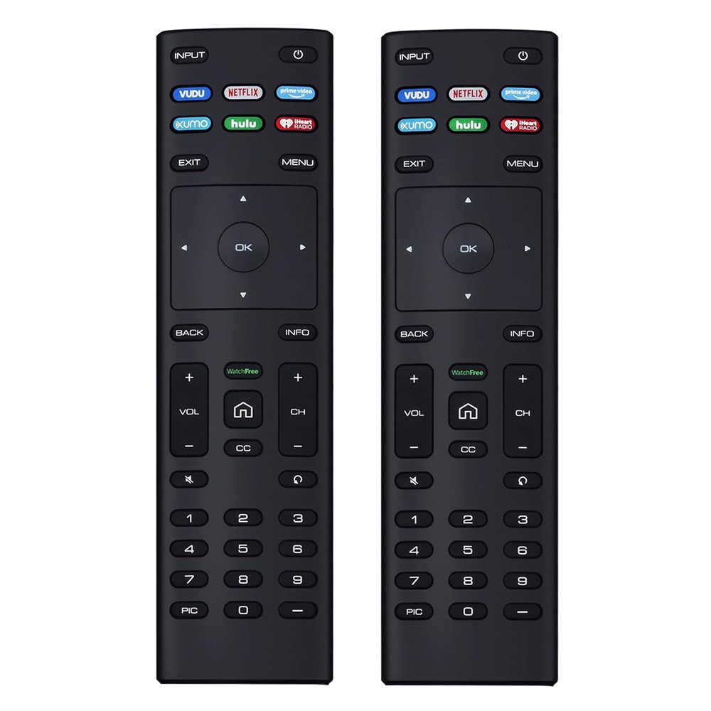 2PCS XRT136 Replaced Remotes Control -ALLIMITY- Compatible with Vizio Smart TV XRT136 Remote Control PQ75-F1 D40f-F1 V555-G1 PQ65-F1 M558-G1 M557-G0 V405-G9 E75-F2 D50x-G9 D24f-F1 D65x-G4