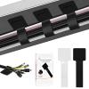 48Pcs Upgraded Under Desk Cable Ties - Self Adhesive Sticky Back Hook and Loop Straps, Wire Cord Management Organizers for Home Office