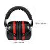 ARTIBETTER Noise Reduction Ear Muffs for Drummers, Hearing Protection Headset, Anti-Noise Earmuffs for Drum Set Practice, Sound Insulation over-Ear Design, Portable and Comfortable (Black) view 2