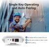 5.8GHz Cordless Bridge, 1.5KM Long Range, IP65 Water Point to Point Cordless Access Point with 8dBi High Gain Antenna, 24V PoE Adapter for Barn, Plug and Play (21/18/7) view 2