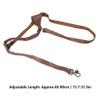 Beufee Camera Harness for Photographers, Universal Adjustable Leather Camera Shoulder Harness Strap for DSLR Cameras DV (Brown-right shoulder) view 2