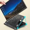 aqxreight Laptop Holder Silicone PP and ABS Foldable 8 Gears Portable Laptop Cooling Stand for Home Working Laptop Cooling Stand is Designed for Versatility Offe a Full 360 Degree view 2