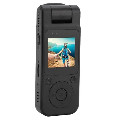 EBTOOLS Body Camera, 4K Body Video Recorder with Clip, Rotatable Lens, 140 Wide Angle, Support Loop Recording, Magnetic Wearable Camera for Conference, Interview