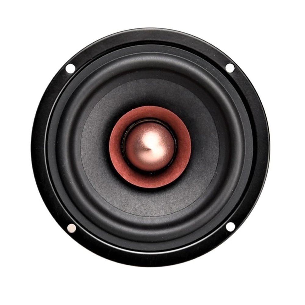 Hi-Fi 4.5 INCH DIY Full Frequency Speaker Unit 4 8OHM 50W Neodymium Magnetic High Alto bass Loudspeaker QF4-116NS Wikene(2 Pieces,8 ohm Impedance)