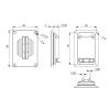 3 inch Aluminum Ribbon Tweeter Speaker Unit 4 OHM 30W Treble Loudspeaker AL-6088 Super Belt Type high Loudspeaker Wikene(1 Piece) view 4