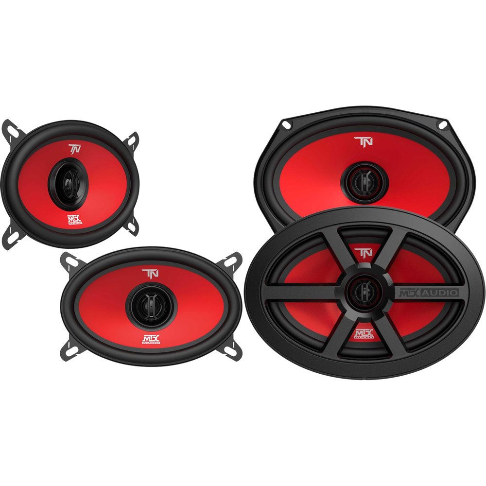MTX Audio TERMINATOR69 Terminator Series 6x9in Coaxial Audio TERMINATOR46 Terminator Series 4x6in Coaxial Bundle