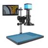 Lab Microscope Accessories Microscope Camera 1080P HDMI USB Industrial Video Microscope Camera 300X C Mount Lens 56 LED Ring Light Large Microscope Stand for Phone Repair(180X) view 4