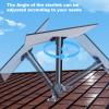 for Starlink Gen 3 Roof Mount, Metal Alloy Starlink Standard V3 Mounting Kit with Starlink Gen 3 Pipe Adapter, Angle Adjustable (Straight) view 3
