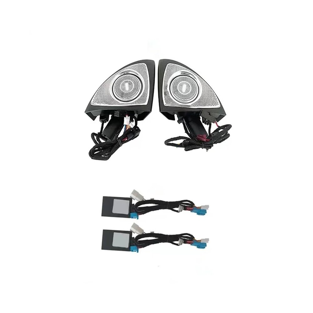 64 Color 3D Rotary Tweeter Compatible with Mercedes Benz GLC-Class W253 2016 2017 2018 2019 2020 2021 3D Rotary Tweeter Ambient Light