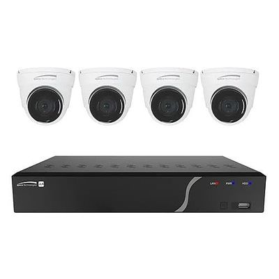 Speco Technologies ZIPK4N1 5-Piece Surveillance Kit: 4X 5MP IP Cameras & 4-Channel NVR with 1TB HDD