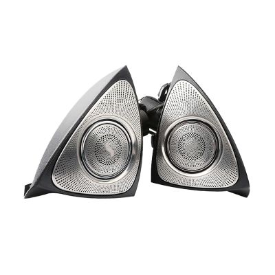 3D Rotary Treble Tweeter Speakers with Ambient Lights Compatible with Mercedes GLC-Class C-Class S-Class 2015-2020 with 64 Colors(B)