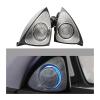 3D Rotary Treble Tweeter Speakers with Ambient Lights Compatible with Mercedes GLC-Class C-Class S-Class 2015-2020 with 64 Colors(D) view 2
