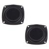 SiyphuNing 2pcs 2 Inch 52mm Woofer Vibrating Membrane Iron Rubber Vibration Diaphragm Plate Replacement Passive Radiator Film for Bass Speaker Subwoofer Loudspeaker Audio DIY Repair view 1