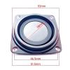 SiyphuNing 2pcs 2 Inch 52mm Woofer Vibrating Membrane Iron Rubber Vibration Diaphragm Plate Replacement Passive Radiator Film for Bass Speaker Subwoofer Loudspeaker Audio DIY Repair view 2