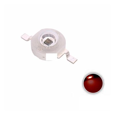 10pcs 3W Infrared 680nm 740nm 760nm 800nm 850nm 880nm 900nm 940nm 980nm 1000nm IR LED Chip for CCTV Camera Night Vision Lighting(IR 760-770nm (760nm))