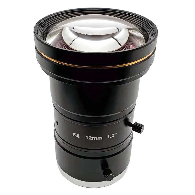 12mm C-Mount Lens for use with up to 1.2" Sensors 25MP Adjustable Aperture Commonlands CIL552-F2.8-CMANIR
