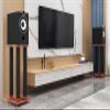 TREEYX Speaker Stand Extra Tall Speaker Stands - 20cm/ 30cm/ 40cm/ 50cm/ 60cm/ 70cm/ 80cm, Stable Surround Sound Bookshelf Racks view 2