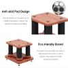 TREEYX Speaker Stand Extra Tall Speaker Stands - 20cm/ 30cm/ 40cm/ 50cm/ 60cm/ 70cm/ 80cm, Stable Surround Sound Bookshelf Racks view 3