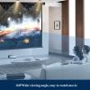 100 Inch Motorized Projector Screen, 16:9 Retractable Projector Screen Indoor Movie Screen, Standard Throw Projection for Home Theater, Business Presentations view 3