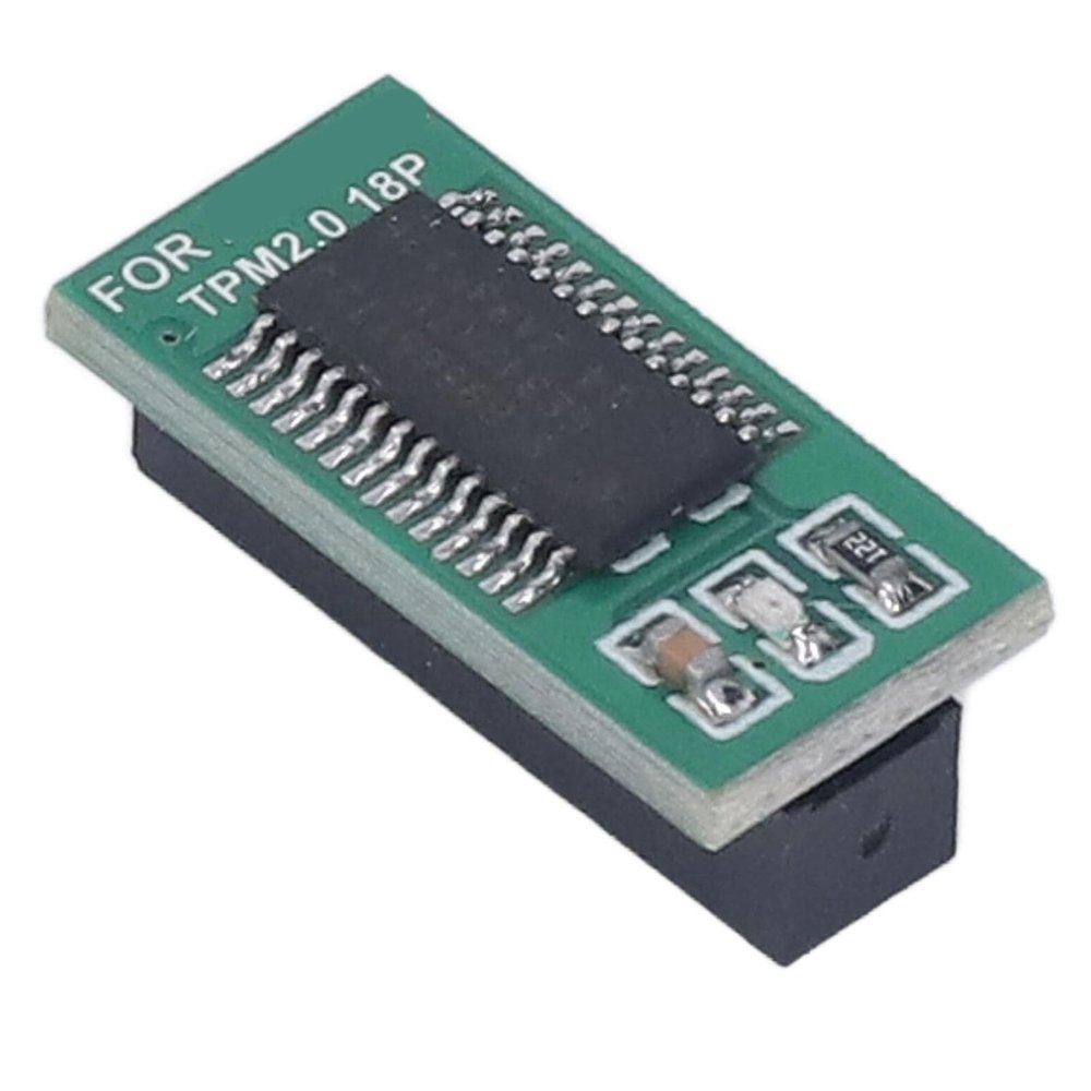 18 Pin TPM 2.0 Module, Discrete Encryption Processor, High Security for 11, Supports Upgrade Test, Compatible with 100 Series, Restores Encryption Function