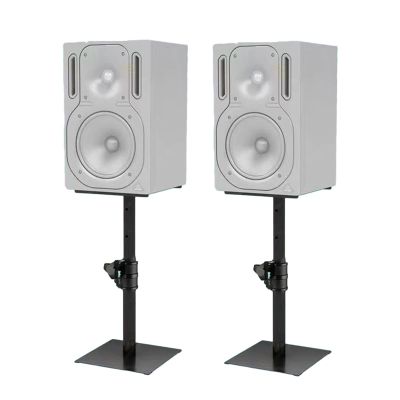 TREEYX Speaker Stand,Desktop Speaker Stand,Adjustable Height 35 to 55cm 1 Pair Speaker Shelves, for Home Theaters Professional Performance