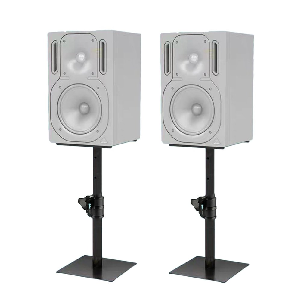 TREEYX Speaker Stand,Desktop Speaker Stand,Adjustable Height 35 to 55cm 1 Pair Speaker Shelves, for Home Theaters Professional Performance