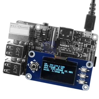 1.3 Inch OLED Display HAT SH1106 128x64 LCD Expansion Board 4-Wire/3-Wire/I2C Interface for RastpbeRpy Pi 2B/3B/Zero/W New for Arrival 2025 High for Quality