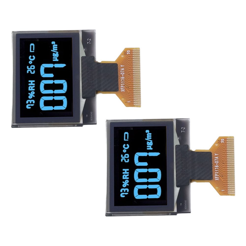 1.3in Liquid Crystal Display Module, 2Pcs OLED Display Module 128x64 Resolution, Self Luminous & Bright Screen, 30PIN, Compatible with DIY Electronic Components, Easy to Install