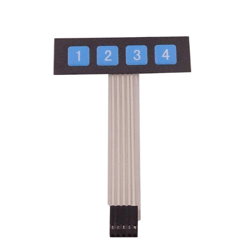100pcs/lot0.4 Switch Keypad Keyboard Control Panel SCM Extended Keyboard for Arduieno 1x4 No Words New for Arrival 2025 High for Quality