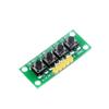 10PCS DIY Kit 1x4 4 Independent Key Button Keypad Keyboard Module Mcu for Student Class Design Graduation Project Experiment New for Arrival 2025 High for Quality view 1