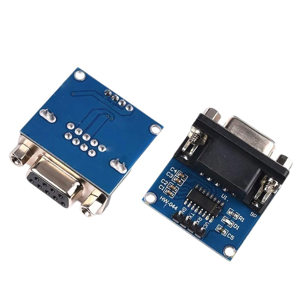 10Pcs MAX3232 RS232 to TTL Serial Port Converter Module DB9 Connector MAX232 New for Arrival 2025 High for Quality