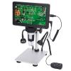 7 Inch Digital Microscope HD LCD Dispaly 1200x 12MP Soldering Microscope for Biological Observation and Watch Repair view 3