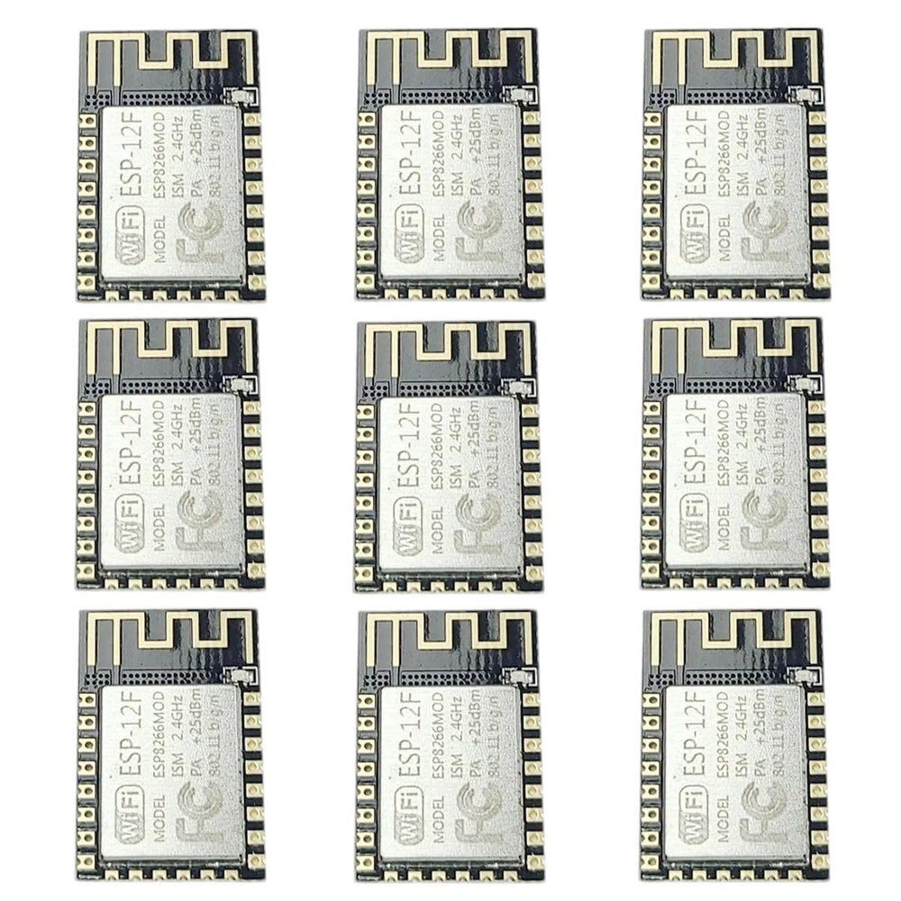10pcs ESP-12F ESP8266 Wirelets Module for Internet of Things Serial Development Board ESP12F Upgrade Remote Module for Arduieno New for Arrival 2025 High for Quality