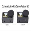 2 Pcs Lens Protective Cover for DJI OSMO Action 5 PRO, Soft Silicone Protective Cover Scratch and Drop Resistant view 2