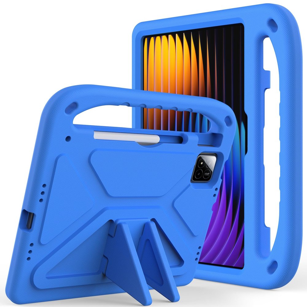 Protective Tablet Case Case Compatible with Xiaomi Pad 7/ Pad 7 Pro 11.2" Case Built-in pencil holder, Lightweight EVA Kid Friendly Shockproof Cute Protective Case, with Handle Stand Cover & Shoulder